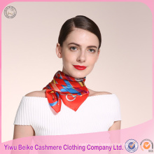 High quality new product hot selling silk scarf 50x50